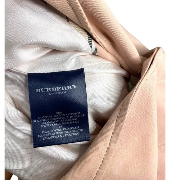 Burberry blazer jacket size 8 pink pastel made in Italy‎